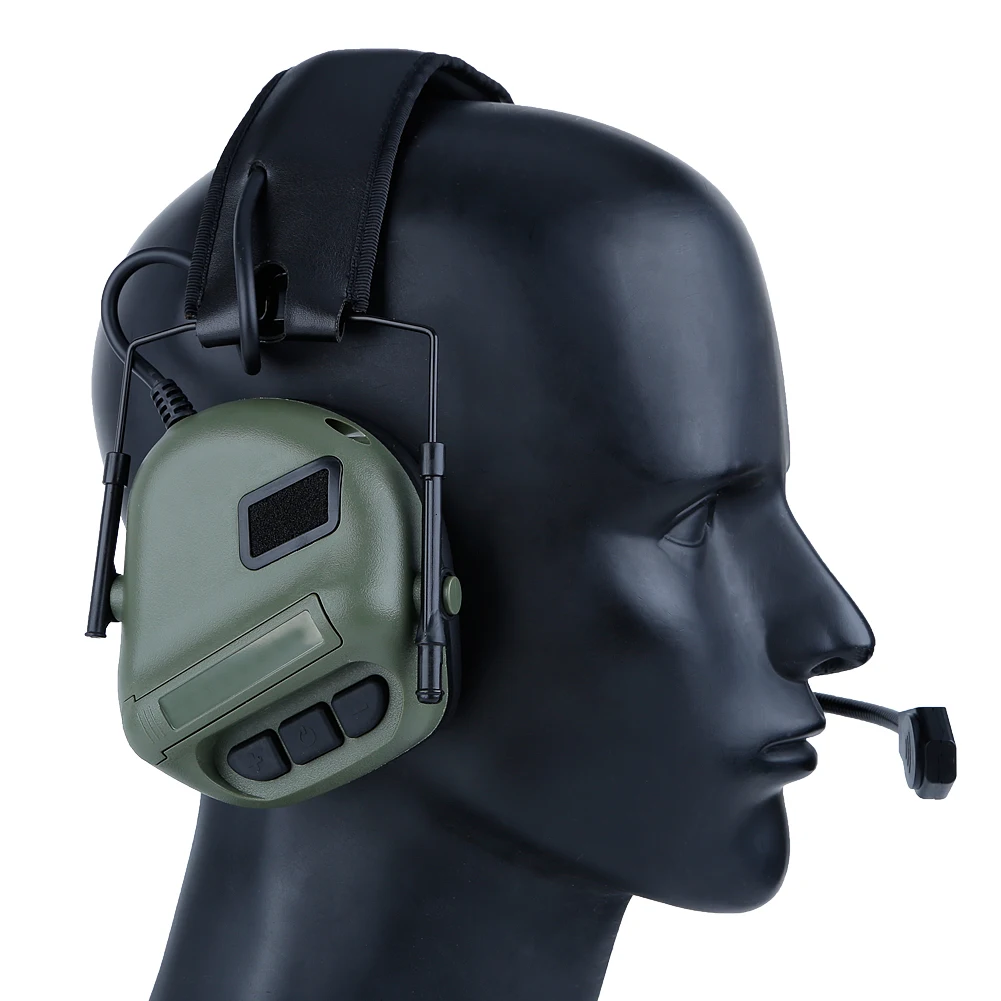 outdoor hunting Shooting Noise Canceling Voice Pickup headphones Electronic Hearing Protection Communication Tactical Headset