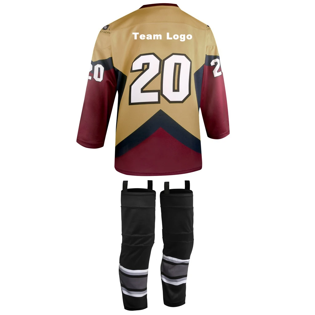 High Quality Ice Hockey Jersey Sublimated Ice Hockey Uniform Clothing Custom Ice Hockey Wear
