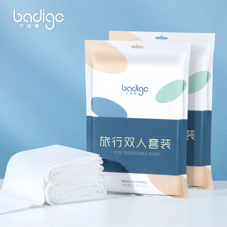 High quality hospital medical disposable bed linen Non Woven waterproof one time use non-woven fitted disposable bed sheet