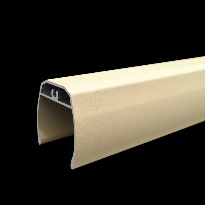 
Aluminium profile powder coated white zebra blind bottom rail and lower blind tube 