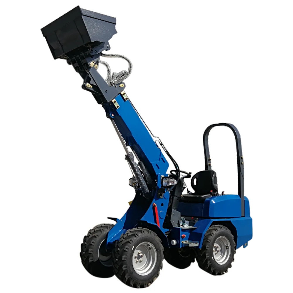 Articulating Mini Loader HT180 Hydrostatic 4WD Wheel Loader Hoflader for sale