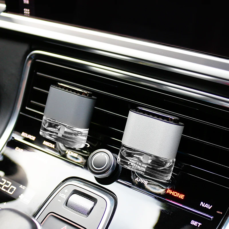 Wholesale Custom Car Air Freshener Diffuser Empty Car Perfume Air Vent Clip Car Perfume Bottle