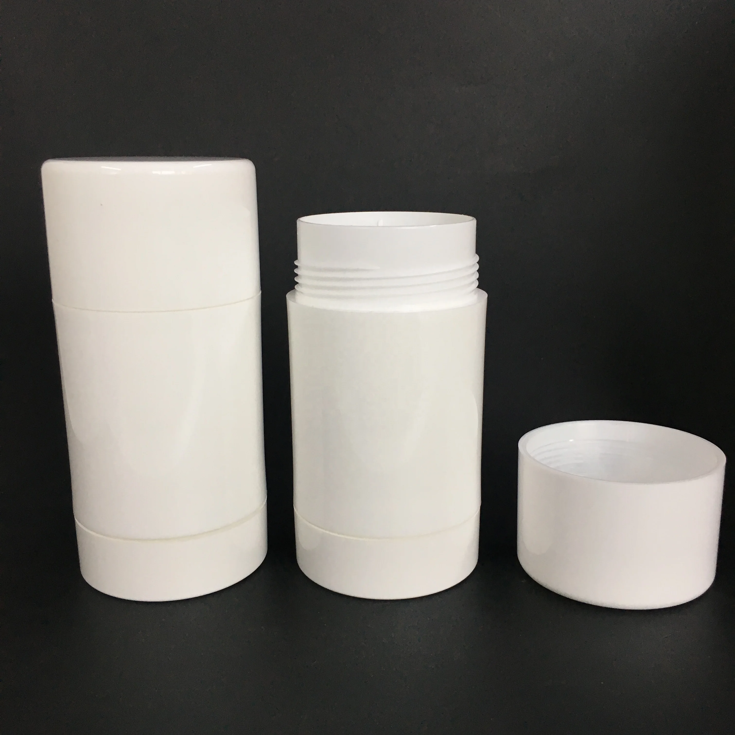 75 мл пустые PP дезодорант Стик упаковки скручивать контейнеры поглощающие неприятные запахи твист трубка снизу вакуумной 