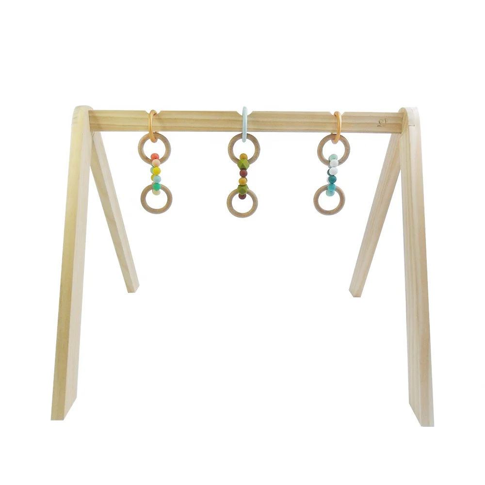 
Toddler Gym Newborn Gift For Baby Girl And Boy Wooden Toy Gym Wooden Baby Gym 