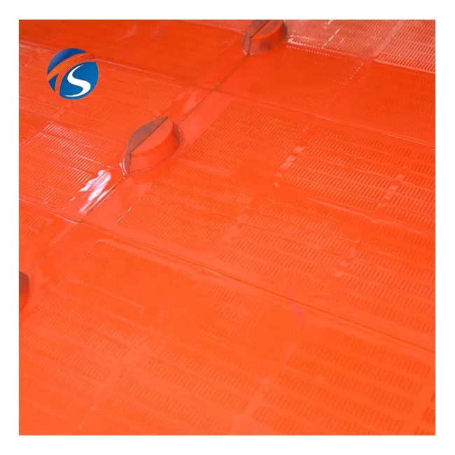 Coal and mining use High wear resistance polyurethane screen polyurethane strip seam dewatering sieve plate