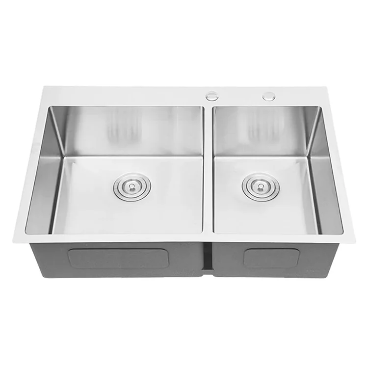 sink countertop utility sinks Topmount Kitchen 304 Stainless Steel laundry double Bowl handmade Sink  /lavaderos de cocina