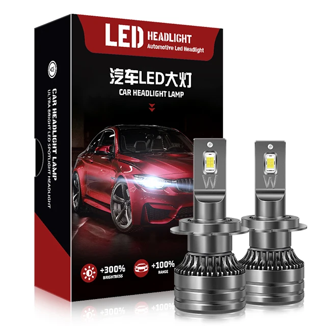 Popular sell led 360 F6 car light accessories led 3570 csp chip h7 led light car