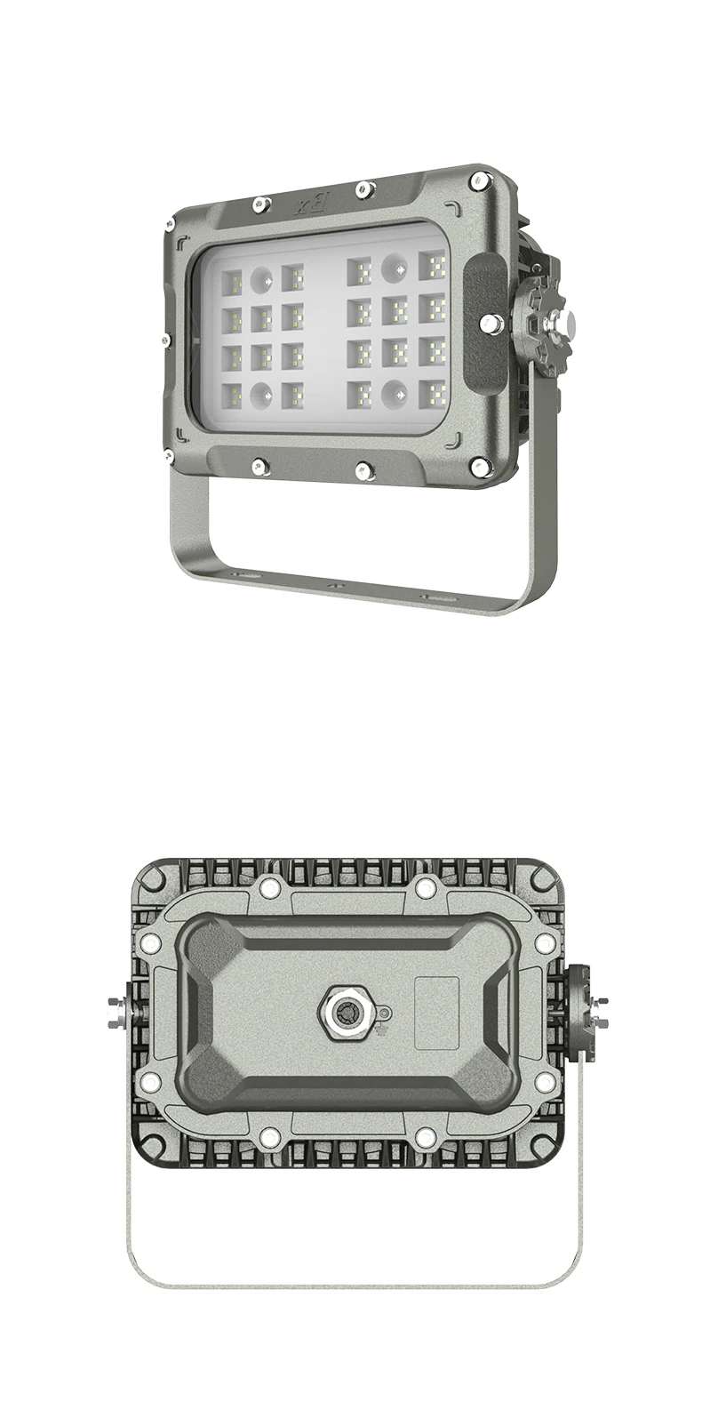 50w 100w 150w 200w explosion proof led light with atex certification hazardous industry