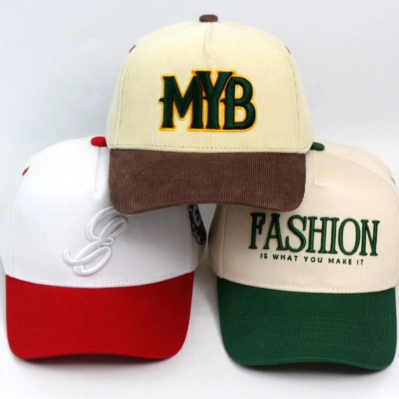 HBA54 New Design Women Men 5 Panel A Frame Unstructured Snapback Golf Hats Sports Baseball Caps Custom Logo