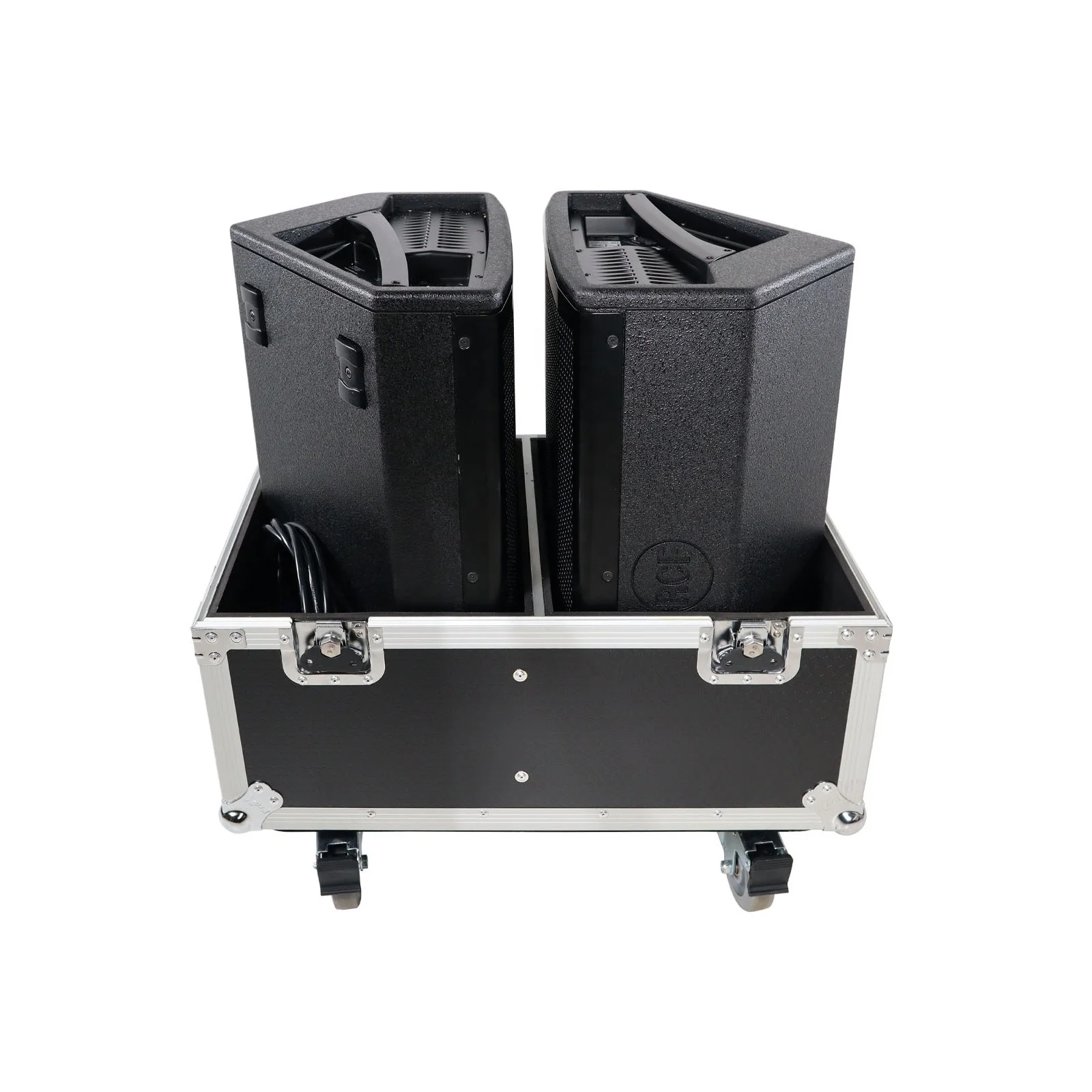 rcf sma nx12 speaker case Stage Monitor Flight Case For 2 RCF NX 12-SMA