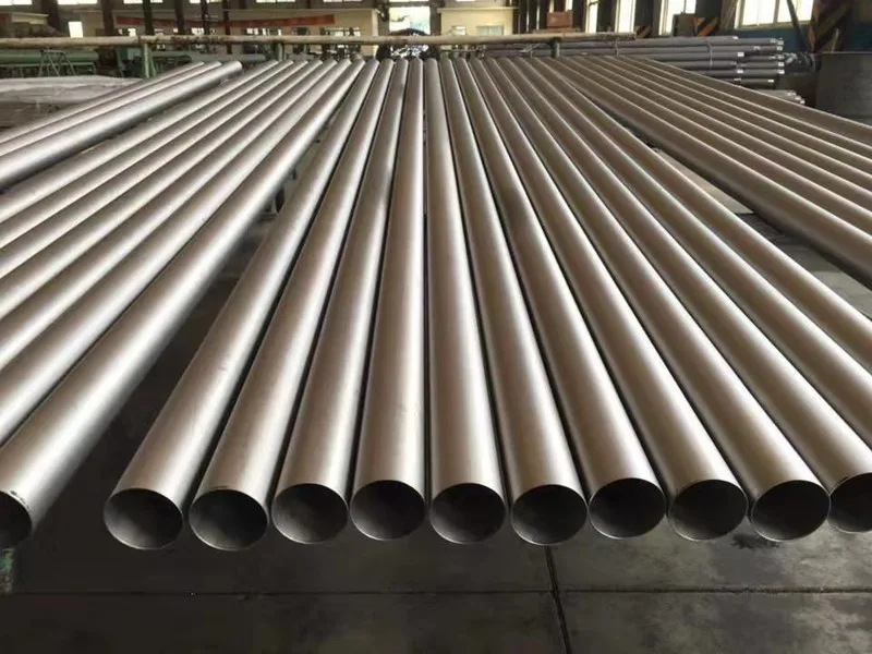ASTM B337 ASTM B338 Seamless titanium tube Gr2 Titanium pipe Titanium round tube price