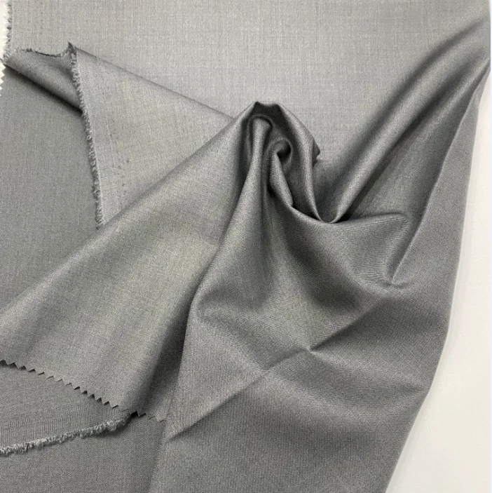 Fashionable Soft Plain Twill TR Fabric Suiting Summer Fabric For Dress Children School Uniform Fabric