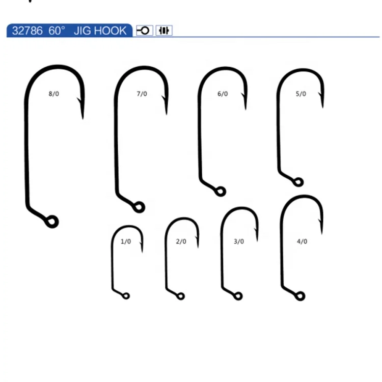 Sale Good High Carbon Steel 32786 Black Nickel Fishing Hook