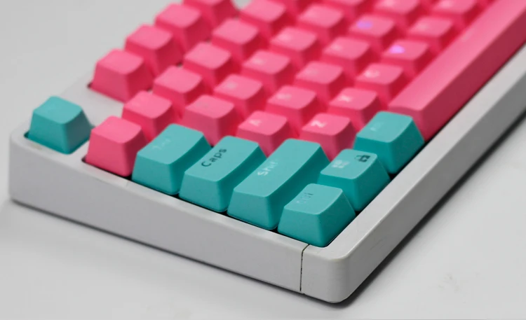 PBT double shot translucent backlit oem custom arabic spanish russian french gaming keyboard