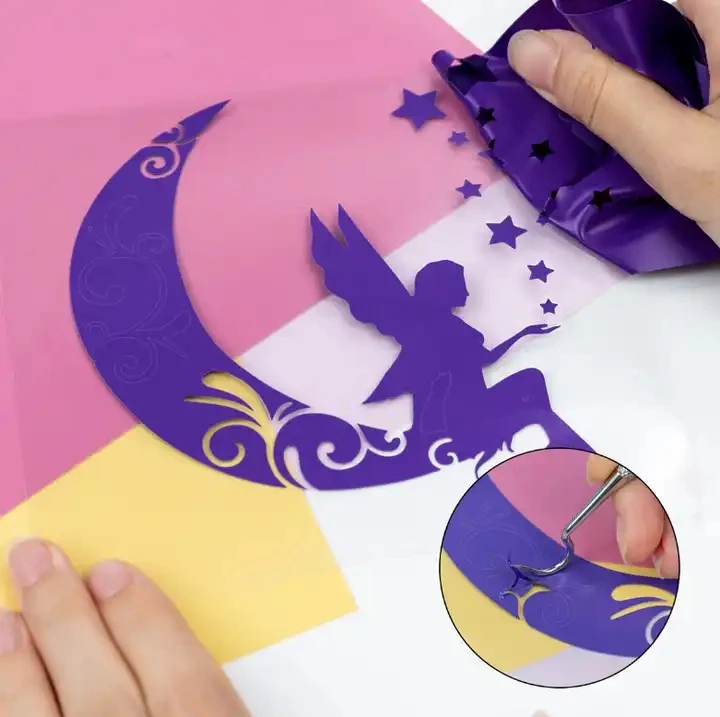 PU Easy to Cut Flex HTV Heat Press Transfer Vinyl Rolls Vinil Lettering Film for T Shirt