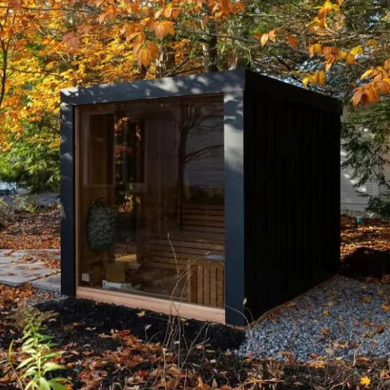 Traditional Steam Two Person Outdoor Sauna With Sauna Stone