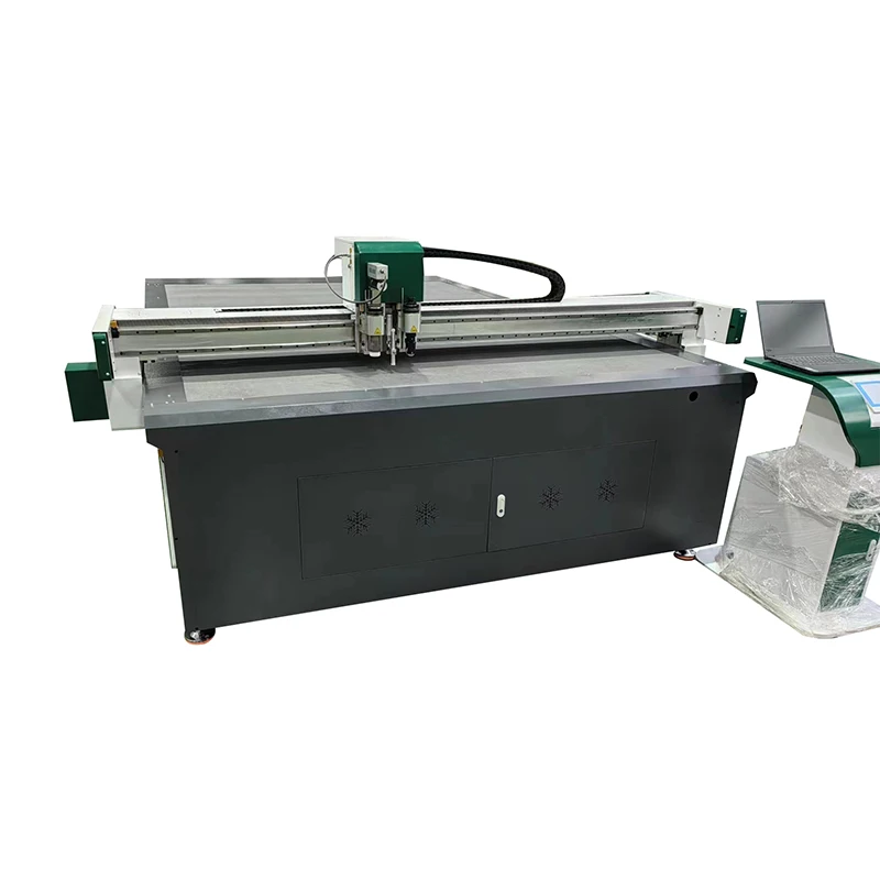 Cost effective soap carton box	digital cutter	box making machine package sticker label oscillating knife cutting machine with CE