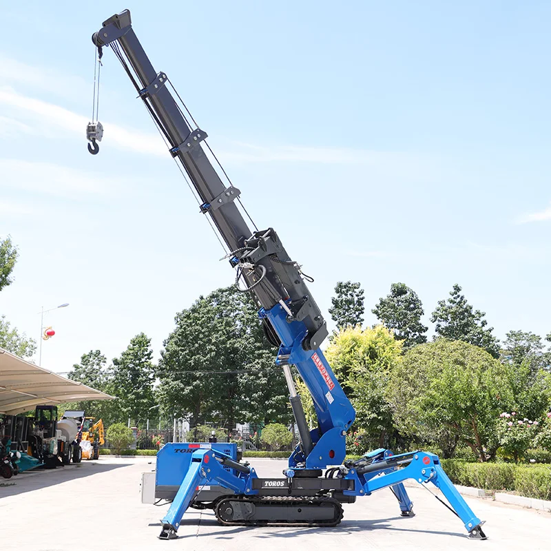 Low Price Small Mini Spider Crane Portable Mobile Crane For Sales