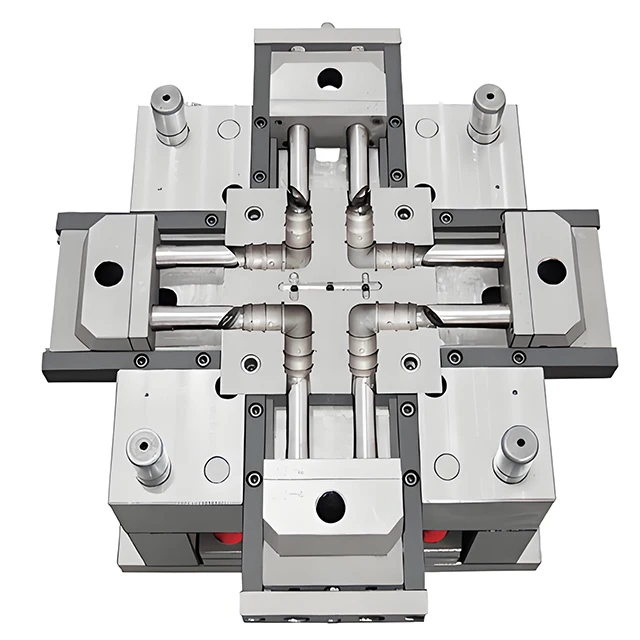 Custom Water Pipe Fitting Mould 63 75 90 110mm PVC Pipe Fittings 45 Degree Elbow drainage Water system large size injection mold