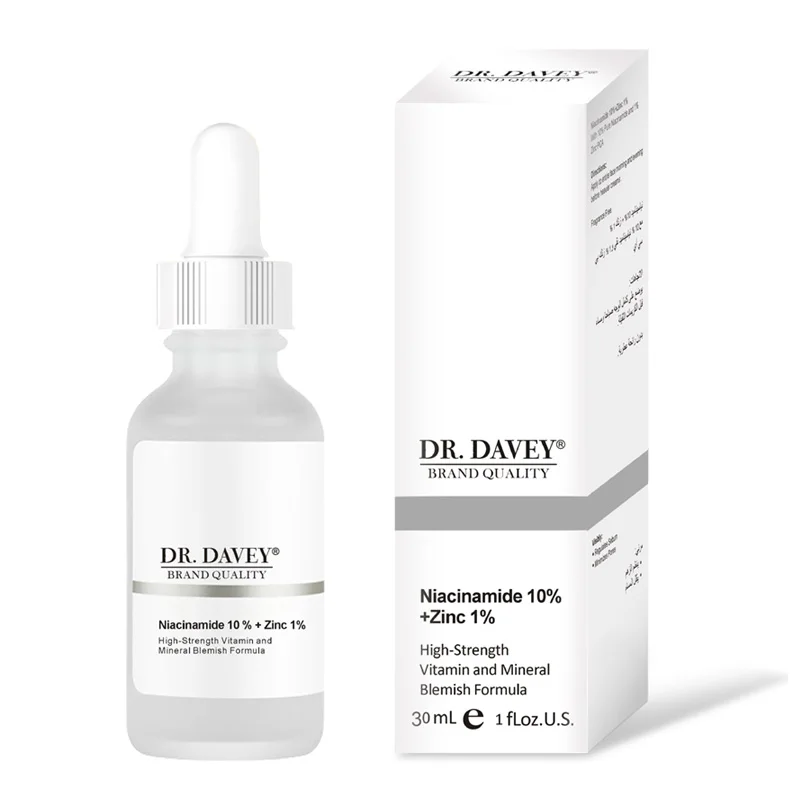 Доктор. DAVEY Niacinamide 10% + Цинк 1% 30 мл Niacinamide сыворотка высокопрочная витамин и Минеральная Формула пятен