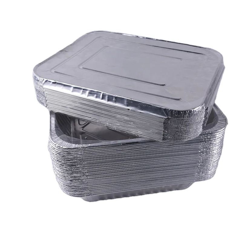 25 упаковок от производителя, алюминиевый одноразовый контейнер из фольги для глубокой упаковки пищевых продуктов
