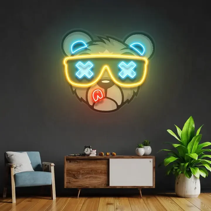 Neon Sign Acrylic ArtWork Is This Art Neon sign Custom Neon Sign