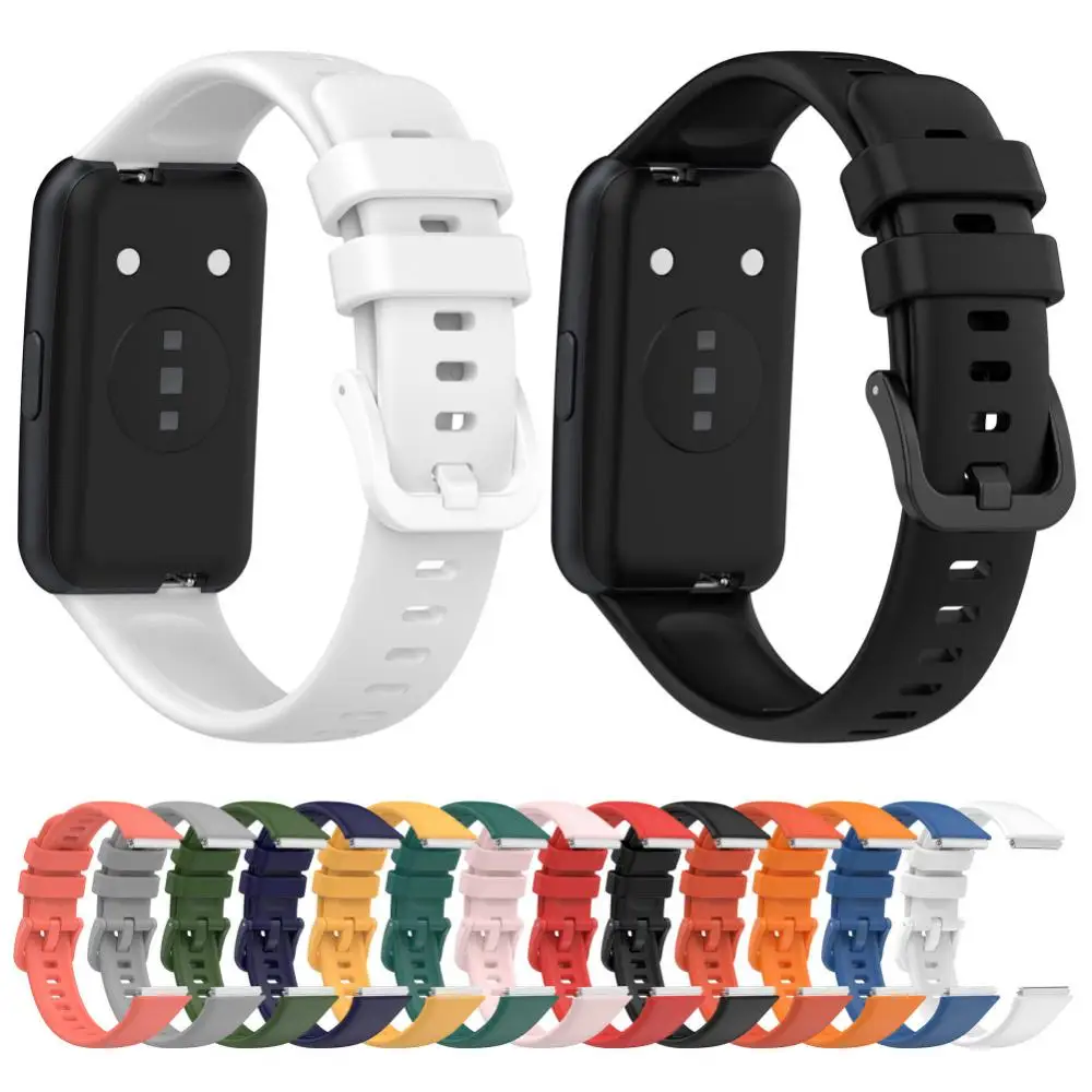 Silicone Strap For Huawei Band 7 Sport Wristband Silicone Bracelet For Huawei Band 7 Replacement Strap For Band7 Watch Band