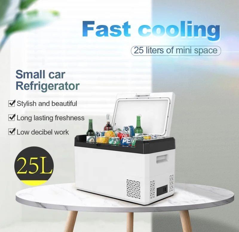 High quality 12V Fast cooling portable refrigerator freezer injection molding car freezer camping fridge for car/home dual use
