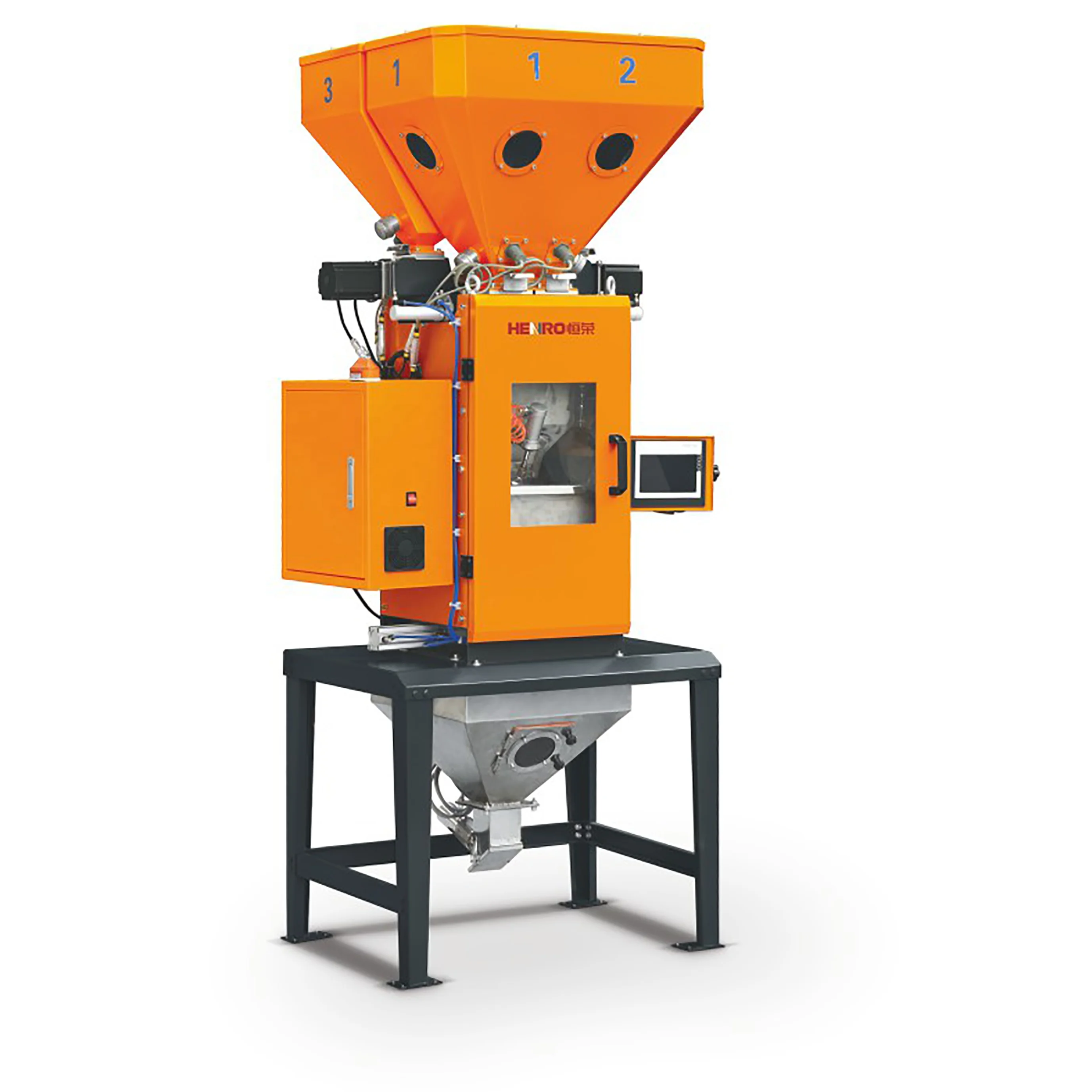 High quality plastic industrial weight scale plastic raw material gravimetric dosing mixing system gravimetric blender