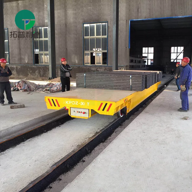 Vehicle Assembly Line Rail Transfer Cart