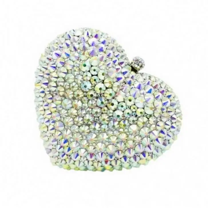 Expensive Fashion Crystal Purse Diamond Handbags Beaded  Designer Stone Rhinestone Handmade Clutch Evening Bag