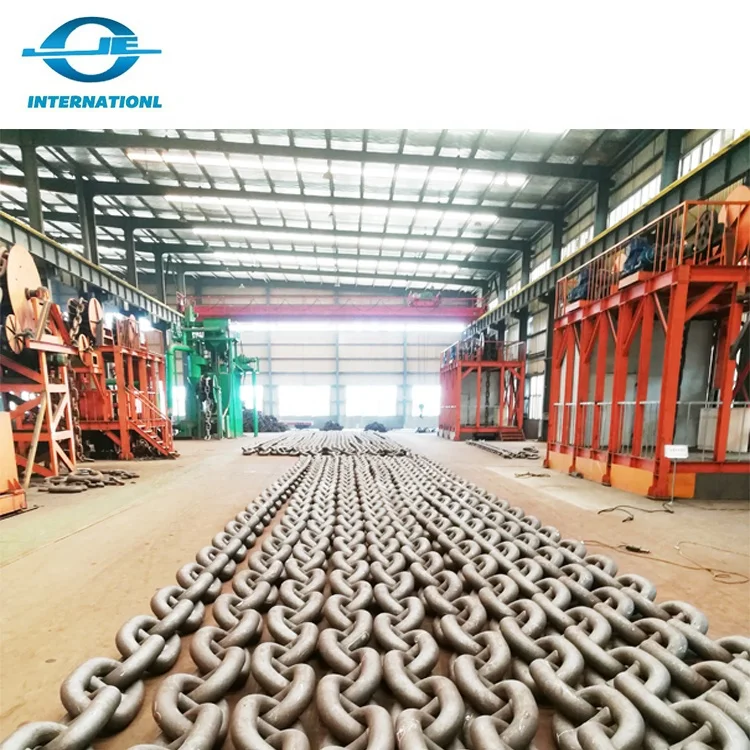
 ISO1704 высокого качества из звеньев с контрфорсом тяжелый якорная цепь трубы  