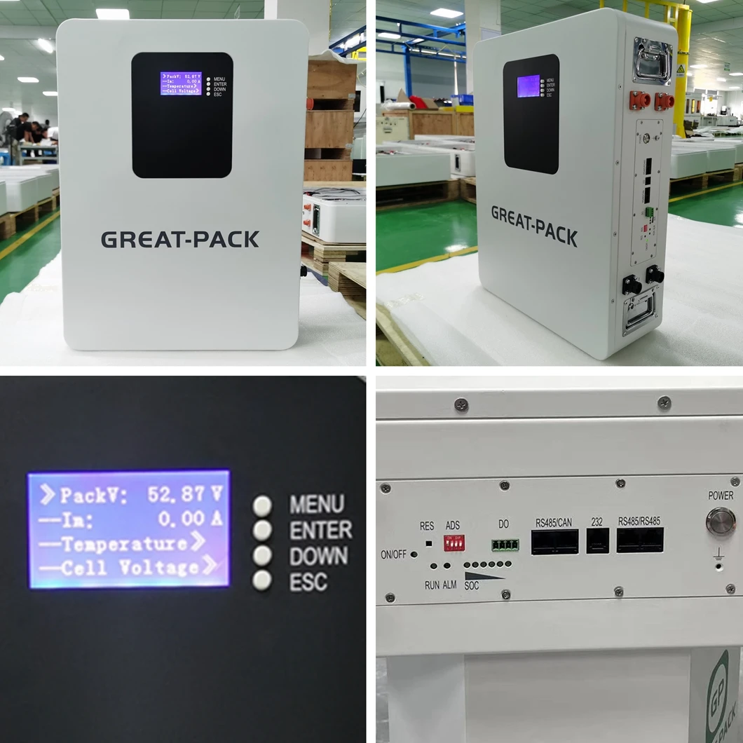 Hot Selling in European Market 51.2V 100AH 5.12KWH Lifepo4 Battery Energy Storage Battery for Home