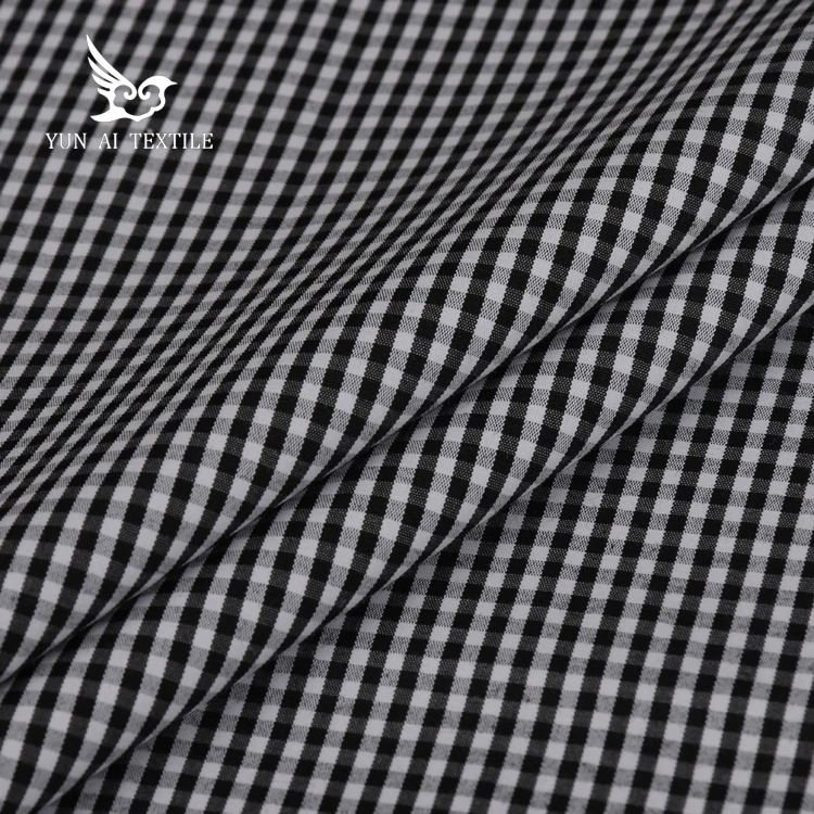 Ready goods factory direct price TC 58 42 check plaid yarn dyed fabric