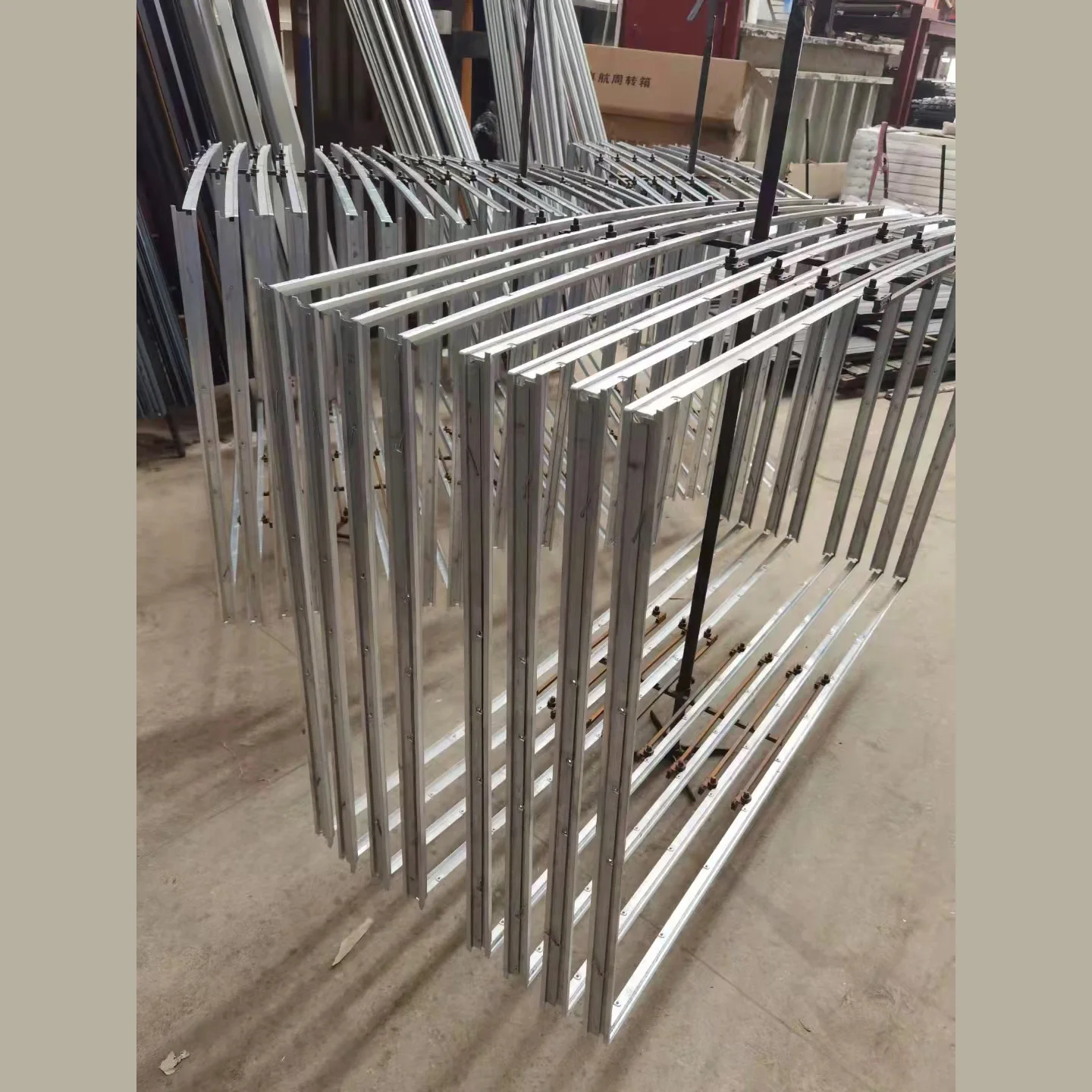 competitive price custom tube profile metal bending and cutting aluminum solar frame fabrication services