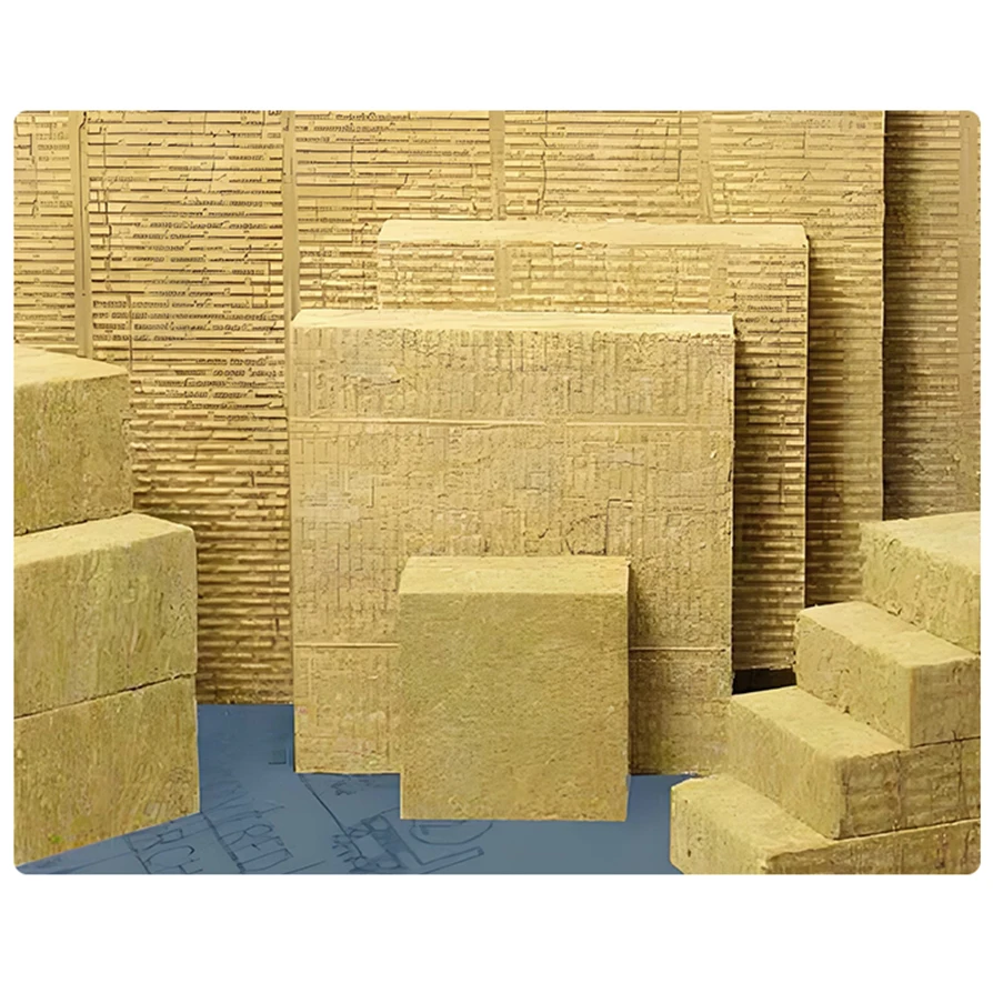 Wholesale High Quality Insulation Rock Wool Wall Rock Wool Insulation Roof Panels Rock Wool Board