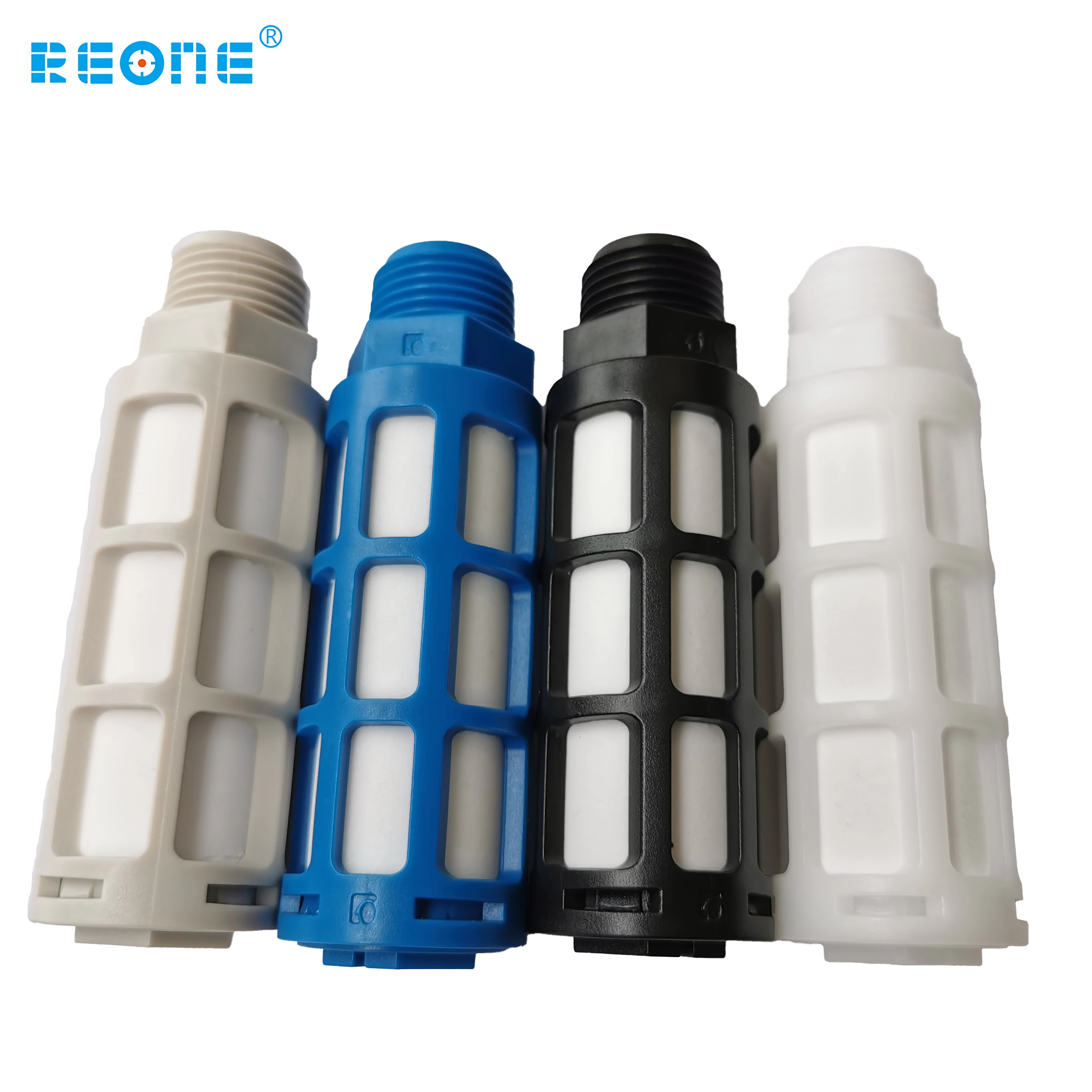 Hot selling high performance PSU pneumatic exhaust noise innovative porous plastic air silencer Muffler