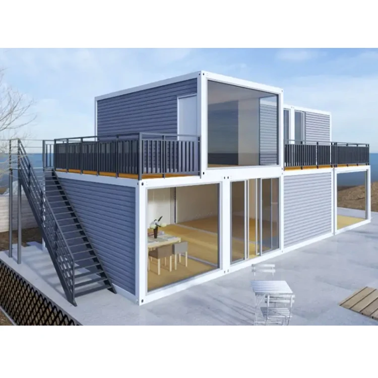Family living tiny house container house modular expandable container house prefabricated 4 bedroom