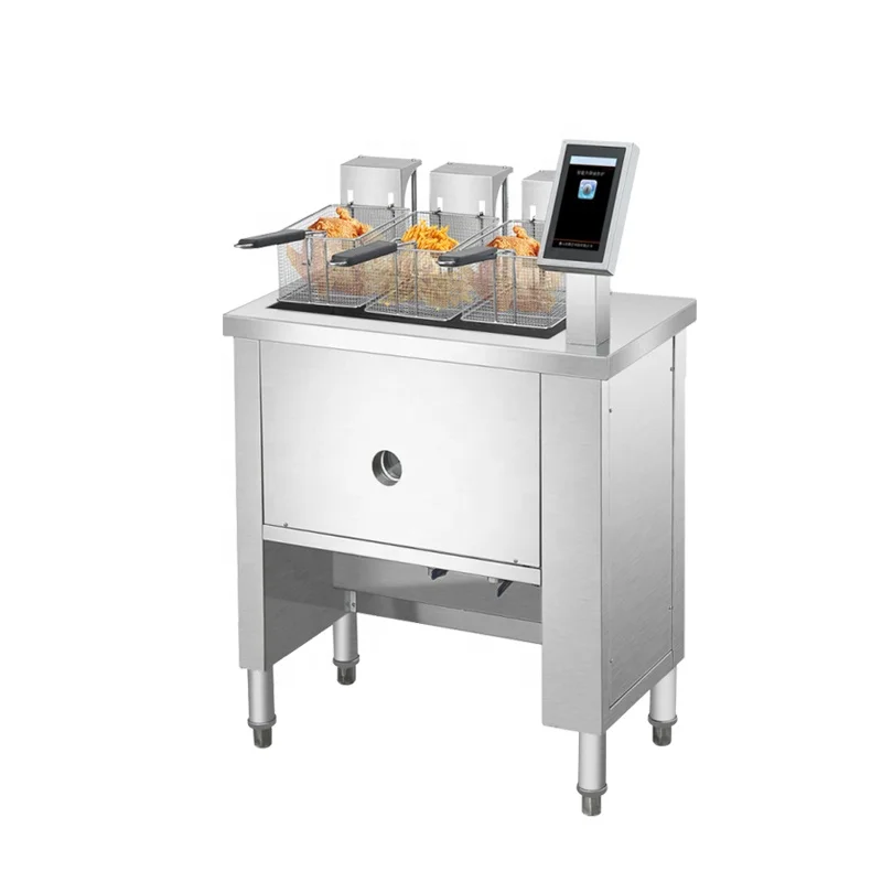 Yawei Y50D1 intelligent commercial electric fryer fully automatic lifting fryer oil-water separation frying equipment