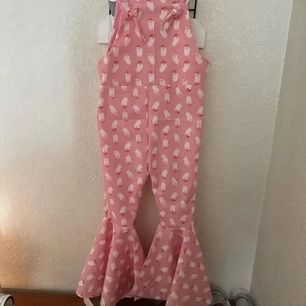 Baby overalls pattern bell bottom pattern kids bell jumpsuit sewing pattern toddler flare romper girls bell bottom flare bottoms