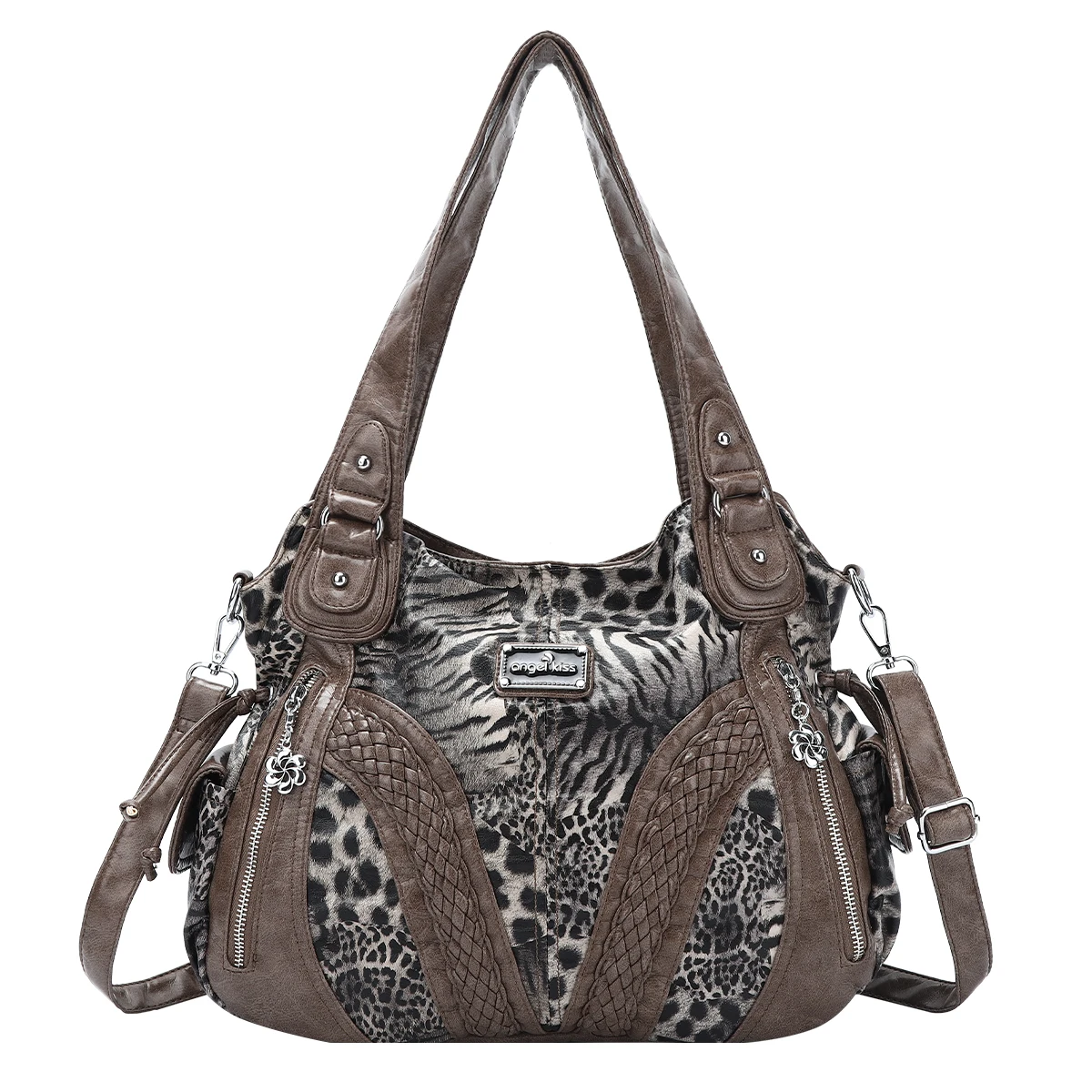 Angel Kiss Women designer handbags famous brands leopard print fashion handbags attractive shopping shoulder bag