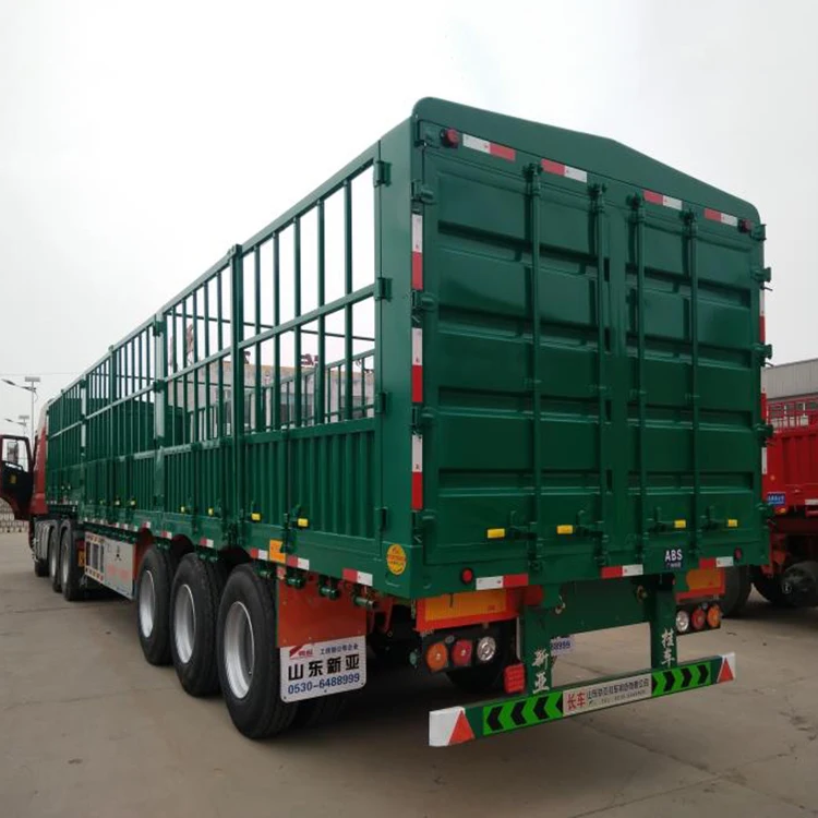 40ft General Cargo Semi Trailer For Logostic company 1.8m Drop side trailer