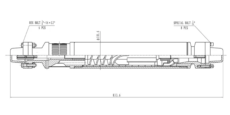 Housing of Shroud Hanger With Submersible Pump For Equipment Of Oil Well