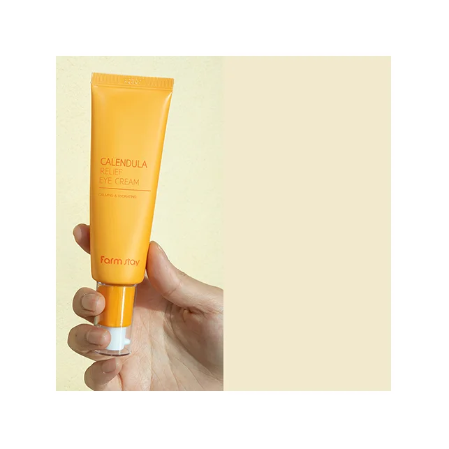 Hydrating Anti-aging Calendula Eye Bag Removal Eye Cream Farmstay Calendula Relief Vegan Eye Cream 50ml