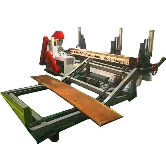 40 л. С. Дизельный мощность раздвижной стол циркулярная пила машина для резки небольших бревен