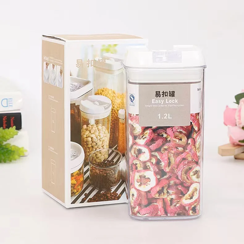Hot sale kitchen plastic container dried fruit food storage fresh-keeping box