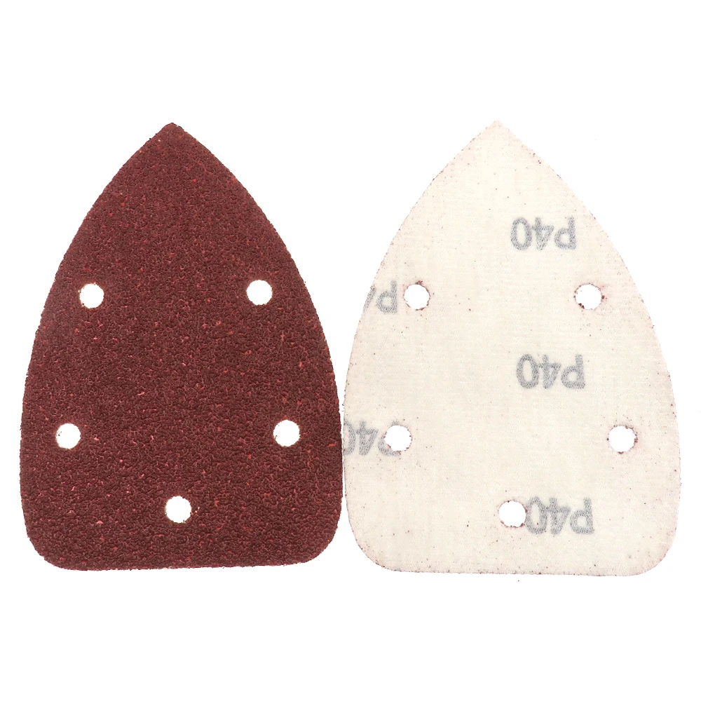 AutoErizo Aluminium Oxide Triangle Velcro Sanding Disc For Coarse Grinding Quick and Easy Attachment to Power Tools