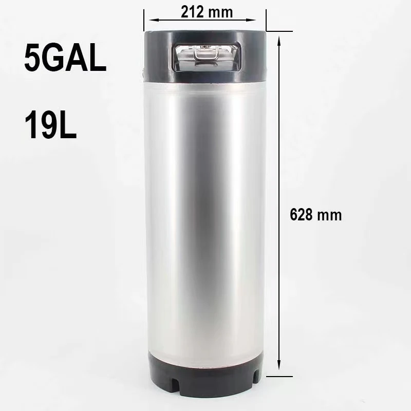 5 галлонов 19 л из нержавеющей стали corny keg с резиновой ручкой пластиковый cornelius
