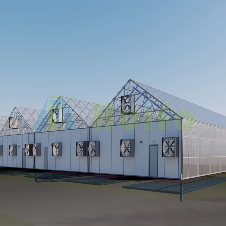 Most Favorable Price Black Out Green House Fully Automated Blackout Curtain Polycarbonate Light Dep Greenhouse In America