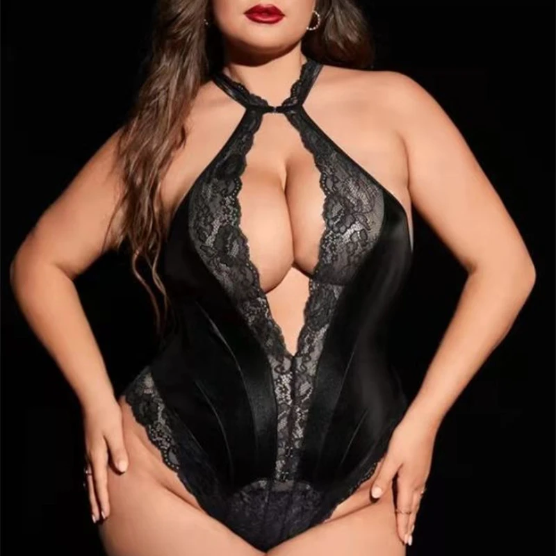 Женские кружевные колготки из искусственной кожи